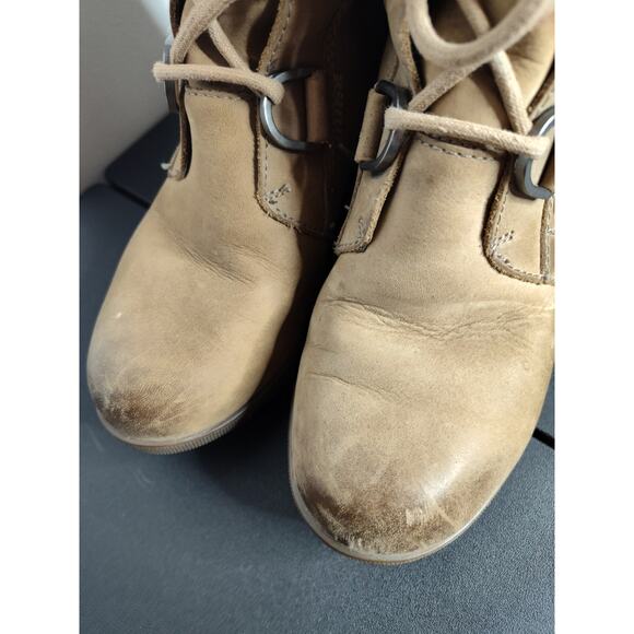 Sorel Joan of Arctic II Leather Wedge Heeled boots size 7.5 - Picture 6 of 10